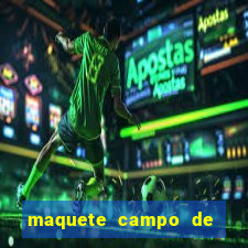 maquete campo de futebol (isopor)